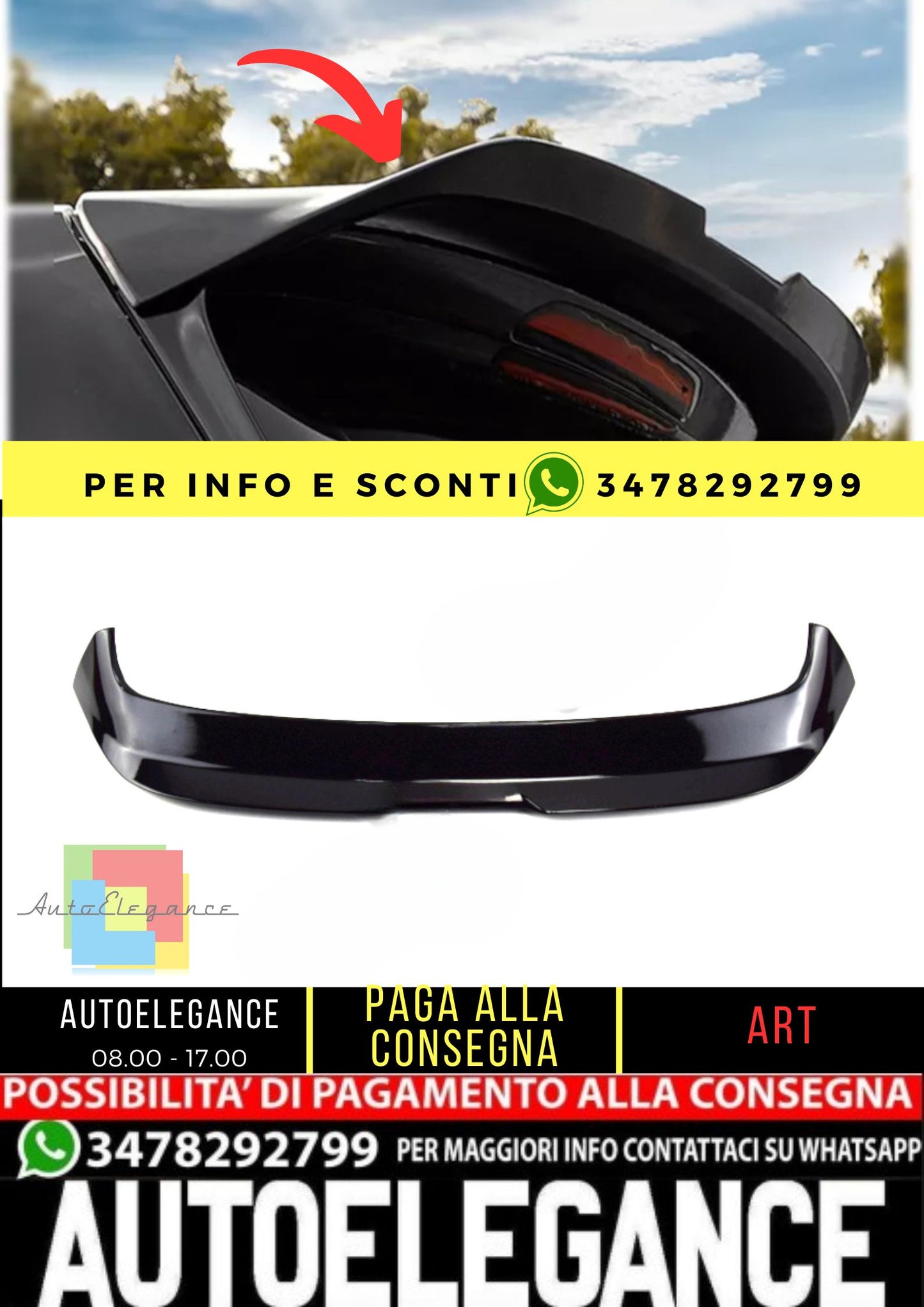 💎 SPOILER adatto per VW Golf 7 3D 5D 2012-2020