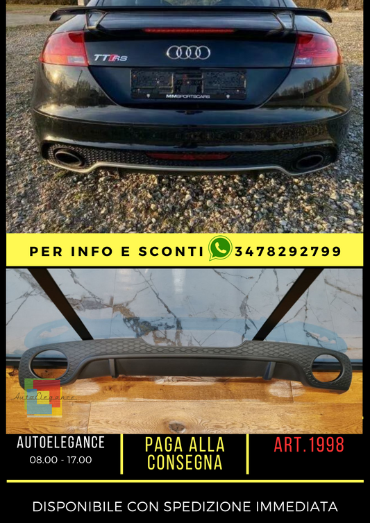 ✨REAR BUMPER DIFFUSER AUDI TT 8J 2006-2014 RSTT RS✨