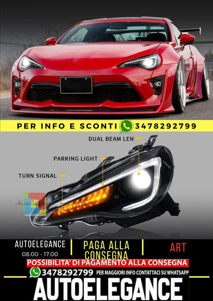 Fari del proiettore a doppio raggio VLAND per Toyota 86 GT86 2012-2020 Subaru BR