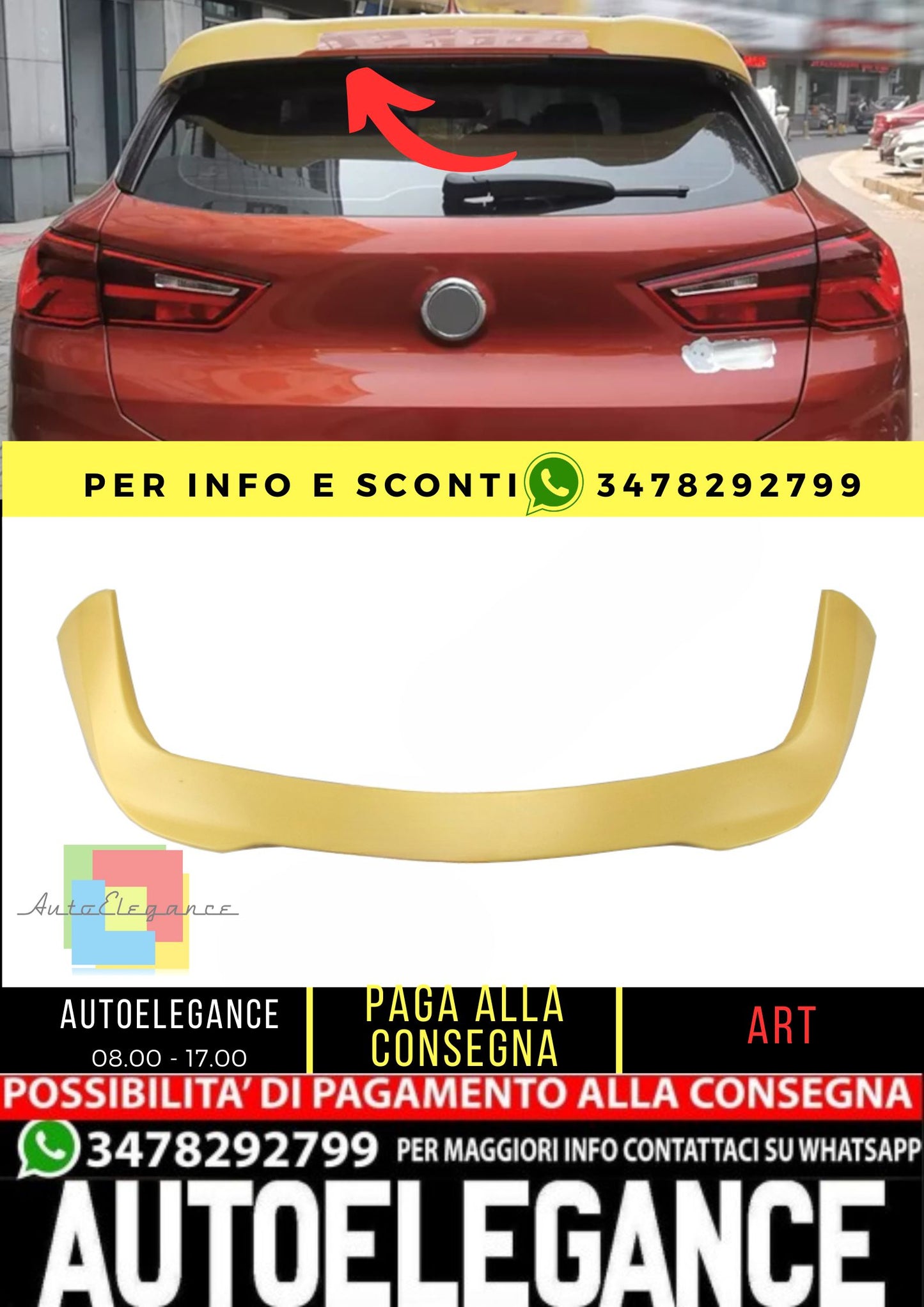 💎 SPOILER adatto per BMW X2 F39 2018+