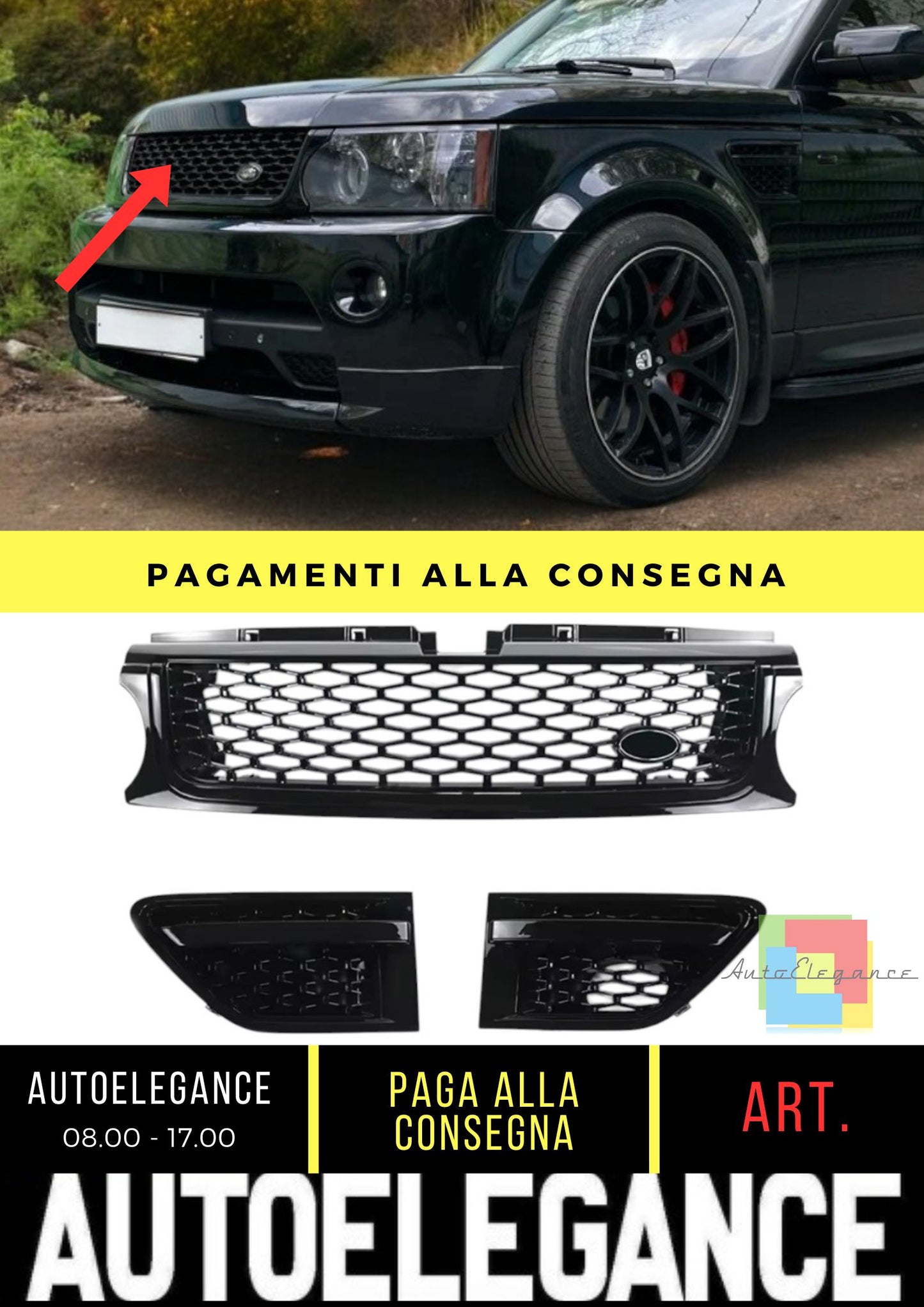 Grille suitable for Range Rover Sport L320 (2009-2012)
