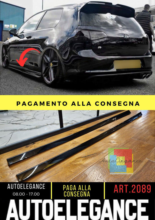 2089 GOLF 7 7.5 2012-2020 LOOK R20 GLOSS BLACK MINI SKIRTS