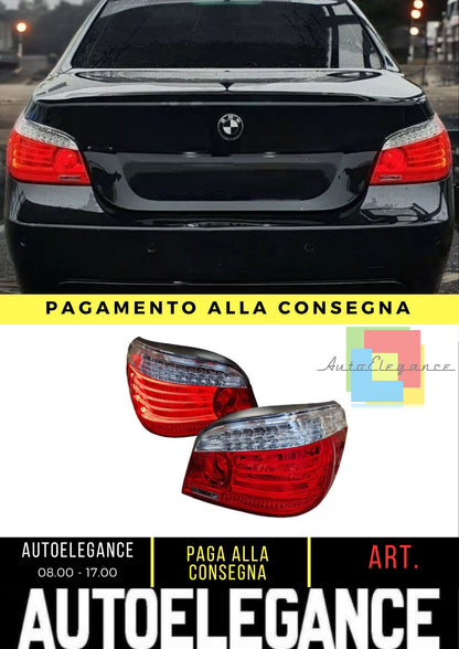 Luci posteriori LED per Serie 5 BMW E60 berlina 2003/2007 rosso nuovo set