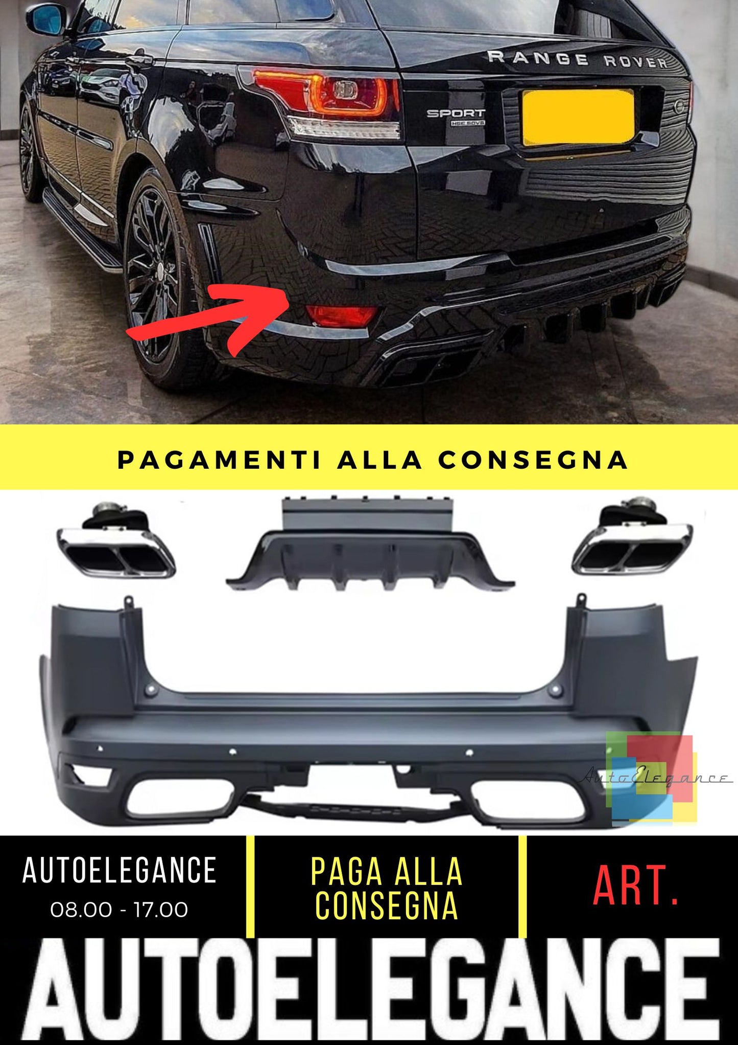 Rear Bumper suitable for Range Rover Sport L494 (2013-2021)