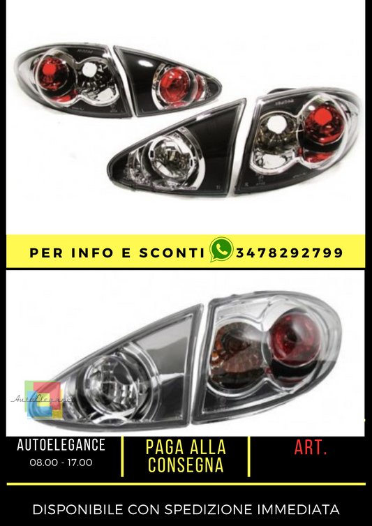 PAIR OF HEADLIGHTS for ✨Alfa Romeo 147 2000-2004 H1 H7 BLACK crystal clear✨