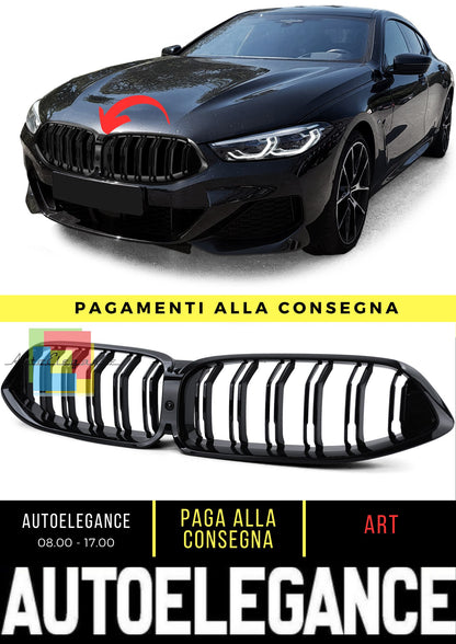 Griglia Sport Doppia Barra Performance Gloss adatta per BMW Serie 8 G14 G15 G16