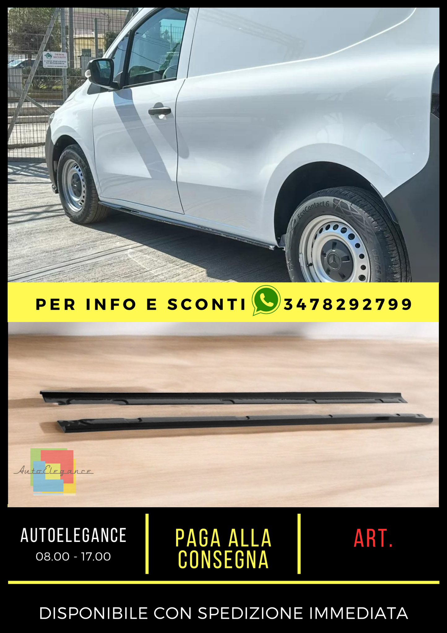 💎Skirts suitable for Mercedes Citan Mk2 (2021-)💎