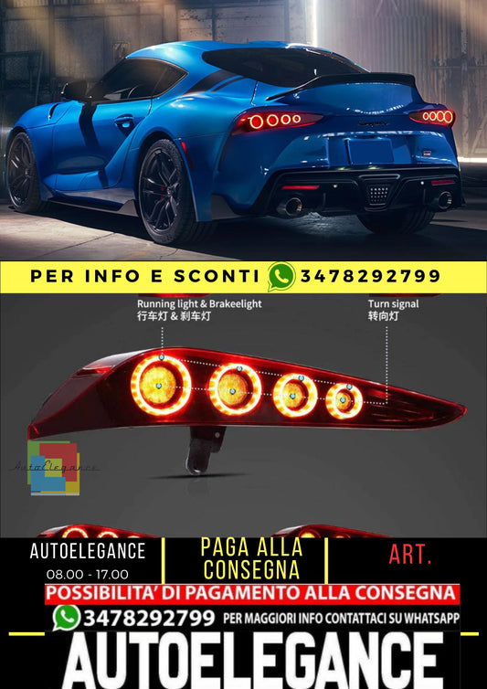 Fanali posteriori a LED per Toyota GR Supra A90/A91 2019-2024