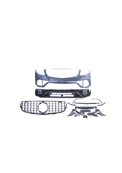 Paraurti anteriore sportivo con calandra adatto per Mercedes GLC SUV X253 15-19