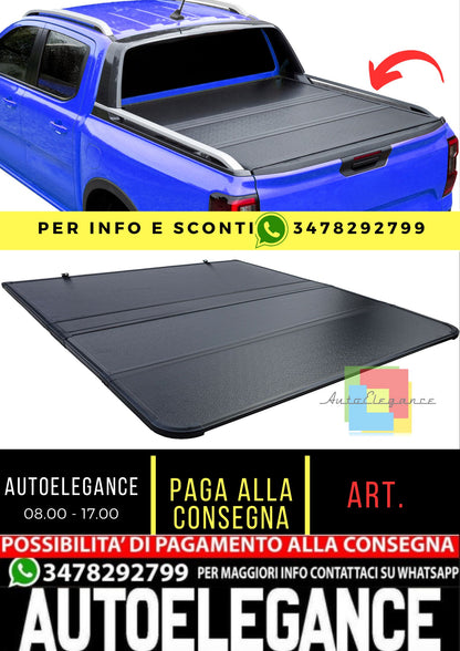 Coperchio pieghevole vano di carico con LED per Ford Ranger T9 dal 2023