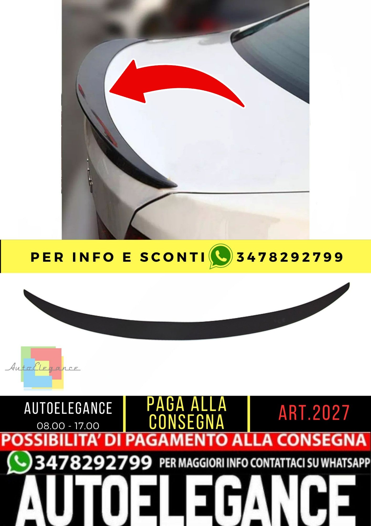 🔥SPOILER adatto per BMW 1 E82 E88 2007-2011🔥