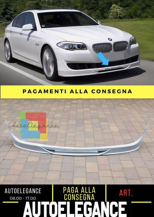BMW 5 V F10 / F11 2010-2013 - FRONT SKIRT, SPOILER, LIP - alpine look