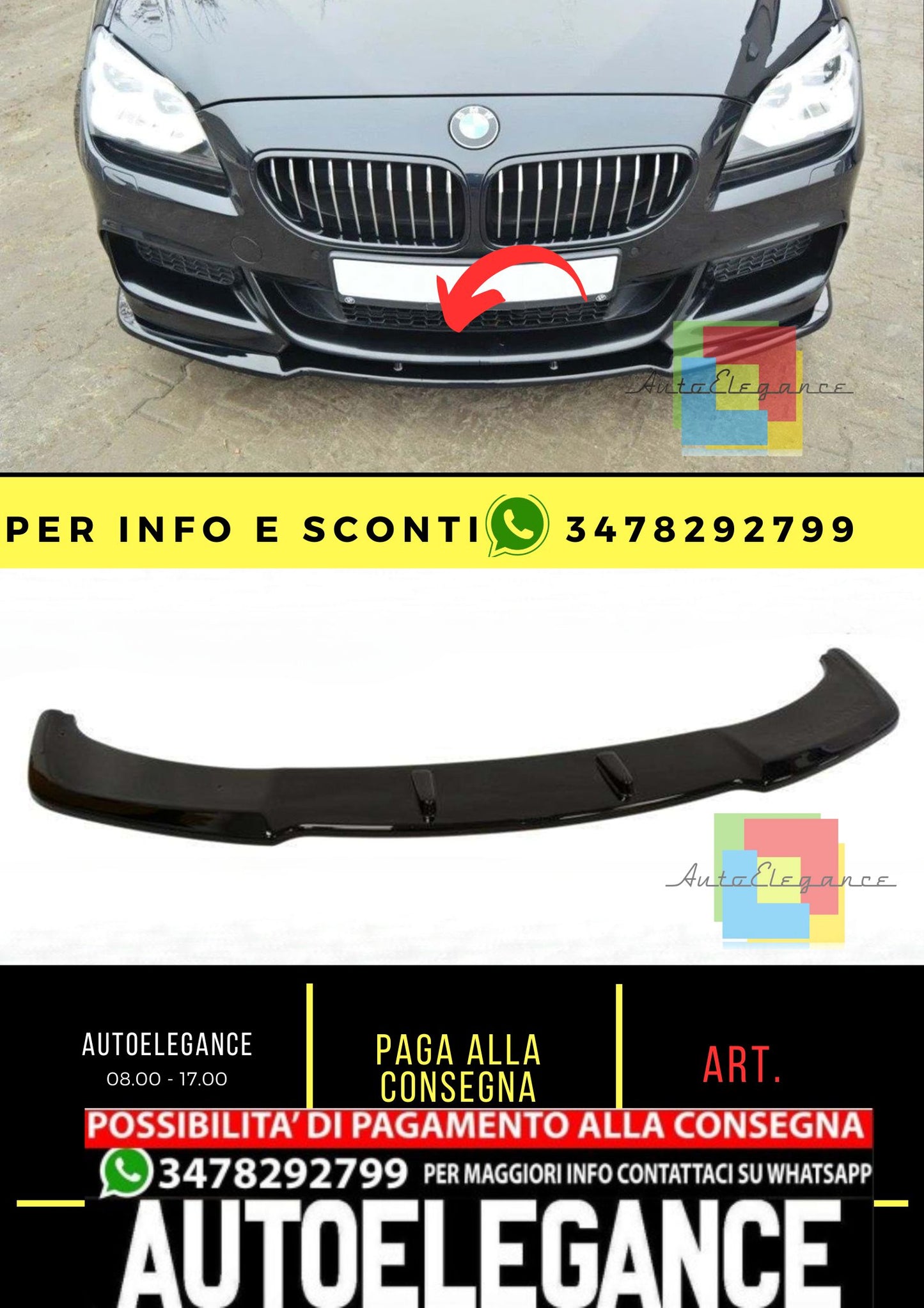 F06 M Performance Max Labbro Anteriore Vuoto Plastica 2013-2015