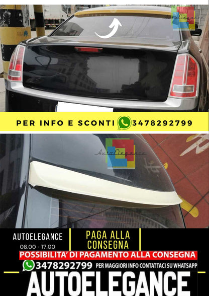 Chrysler 300C 2011-2018 SPOILER FINESTRINO nero opaco