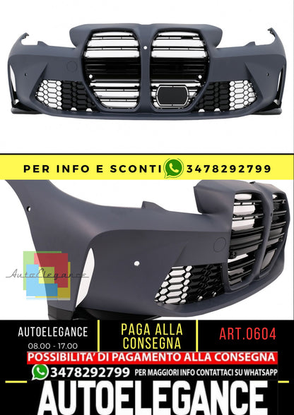 Paraurti anteriore adatto per BMW Serie 3 G20 Berlina G21 Touring (2018-2022)