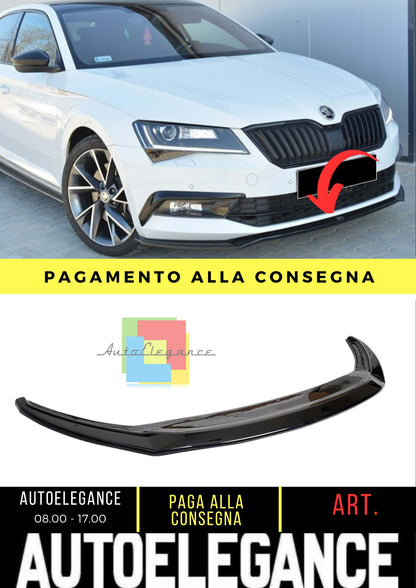 Superb MK3 Max V2 Labbro Frontale Piano Nero Vuoto Plastica 15-19