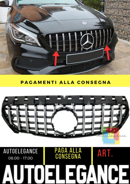 Griglia anteriore cromata per Mercedes CLA (C117) (2013-2016) Panamericana GT