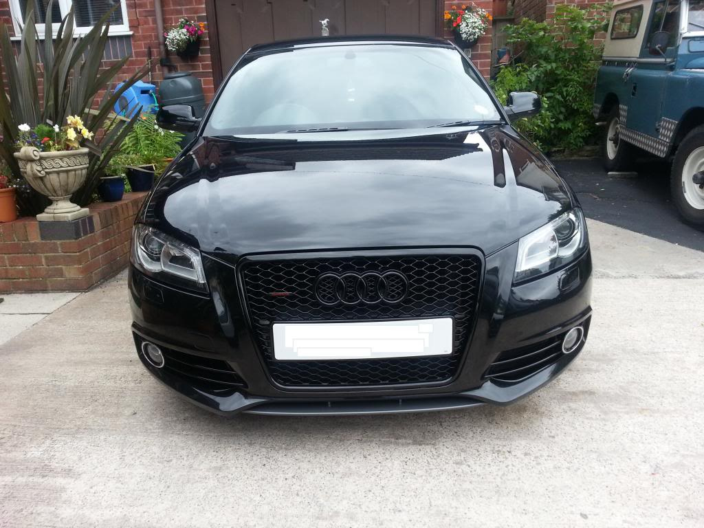 💎Grill suitable for Audi A3 8P 2008 - 2012 BLACK 💎