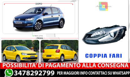 ✨COPPIA FARI ADATTI PER VW POLO 2010-2017✨