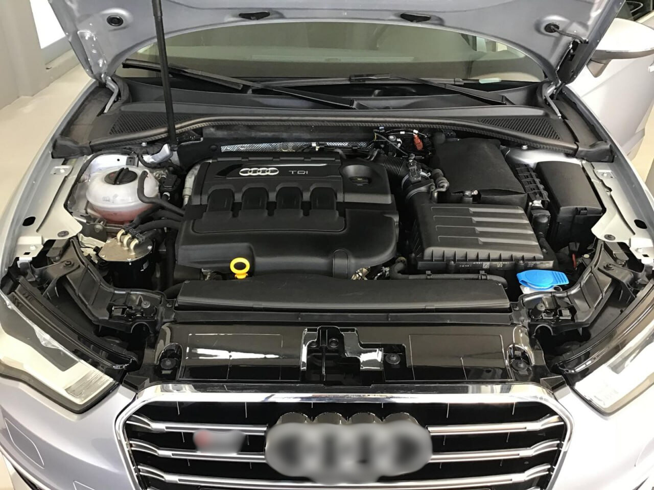 ⭐Art.0597 GRILLE A3 8V 2012-2016 LOOK S3 BLACK CHROME PROFILES⭐ 