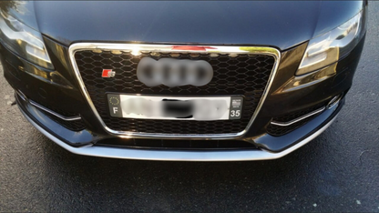 ⭐ART.0614 GRIGLIA RS4 ADATTO PER AUDI A4 B8 LOOK RS4 CROMATA⭐