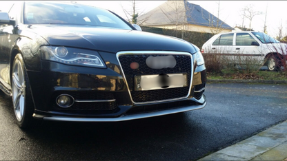 ⭐ART.0614 GRIGLIA RS4 ADATTO PER AUDI A4 B8 LOOK RS4 CROMATA⭐