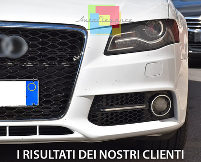 ⭐ART.0614 GRIGLIA RS4 ADATTO PER AUDI A4 B8 LOOK RS4 CROMATA⭐