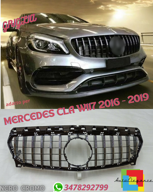 ⭐DIAMOND GRILLE SUITABLE FOR MERCEDES CLA W117 2016 - 2019⭐