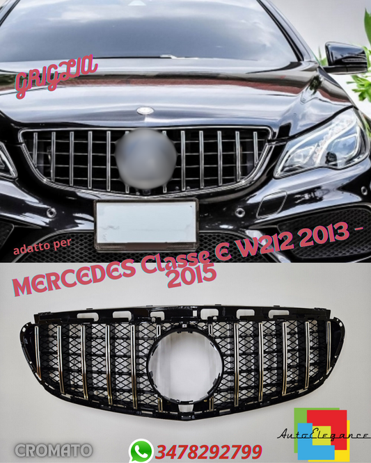 ⭐PANAMERICAN GRILLE SUITABLE FOR MERCEDES E-Class W212 2013 - 2015⭐