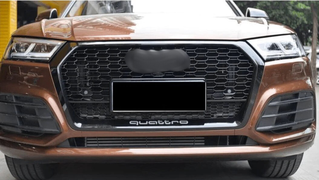 ⭐ART.1948 GRIGLIA ADATTO PER AUDI Q5 FY 2017-2020 LOOK RSQ5 QUATTRO NERO LUCIDO⭐
