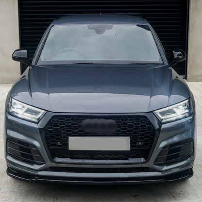 ⭐ART.1948 GRIGLIA ADATTO PER AUDI Q5 FY 2017-2020 LOOK RSQ5 QUATTRO NERO LUCIDO⭐