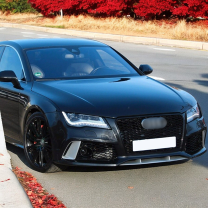 💎Sports Bumper Conversion + Black Grille Fit For Audi A7 4G 2010-14💎