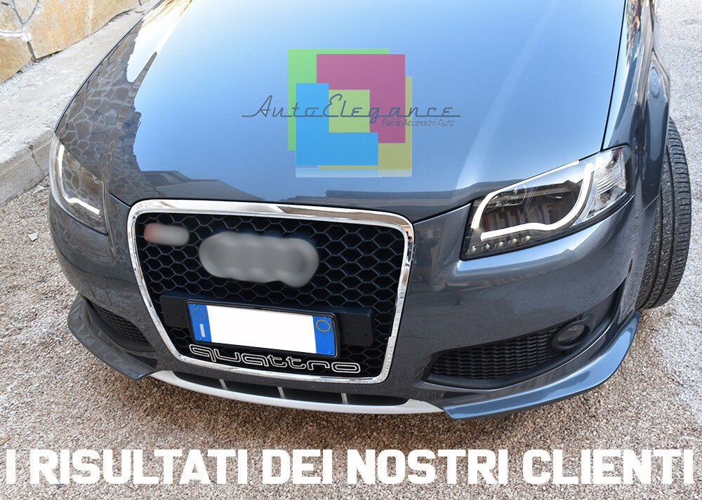⭐PARAURTI RS3 ANTERIORE ADDATO PER AUDI A3 8P 2005-2008 LOOK RS3⭐