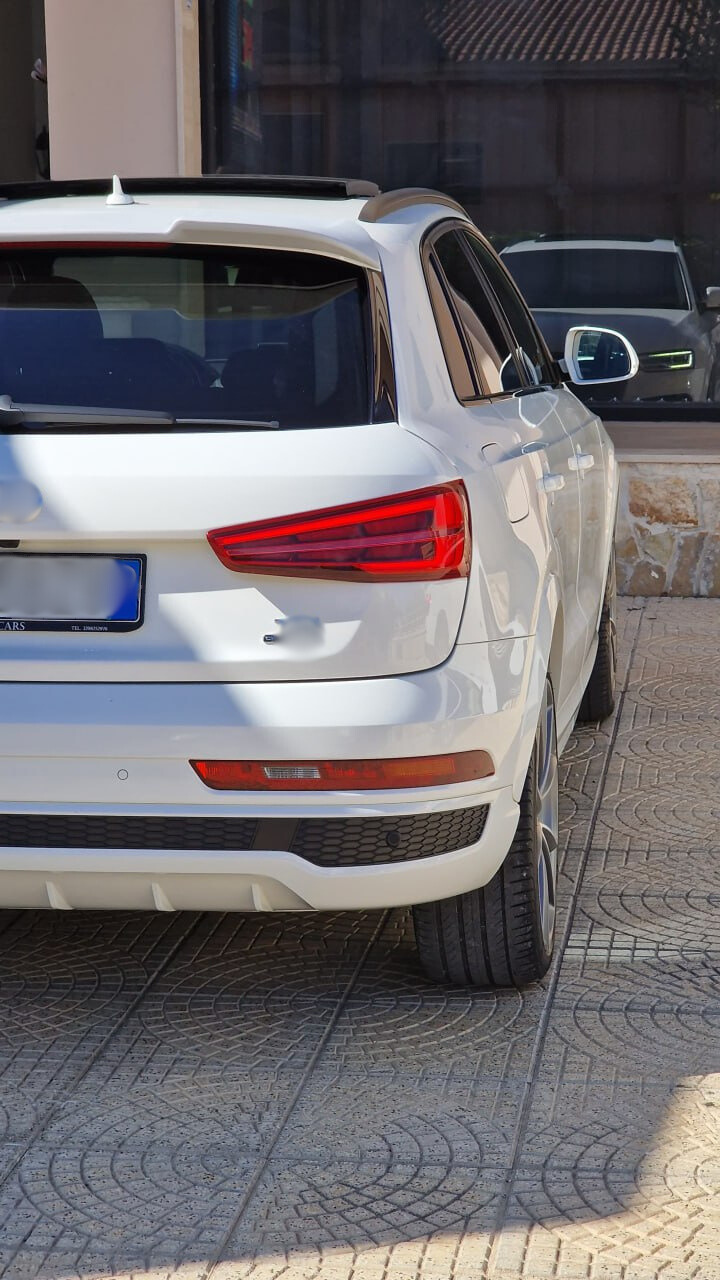 ⭐ ART.1716 SPOILER ADATTO PER AUDI Q3 8U 2011-2018 LOOK RSQ3 RS GREZZO⭐