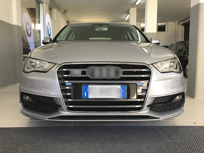 ⭐Art.0597 GRILLE A3 8V 2012-2016 LOOK S3 BLACK CHROME PROFILES⭐ 