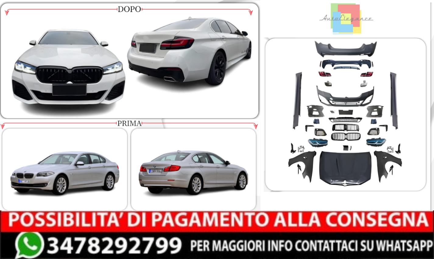 ✨BODYKIT SUITABLE FOR BMW 3 SERIES F30 facelift G30✨