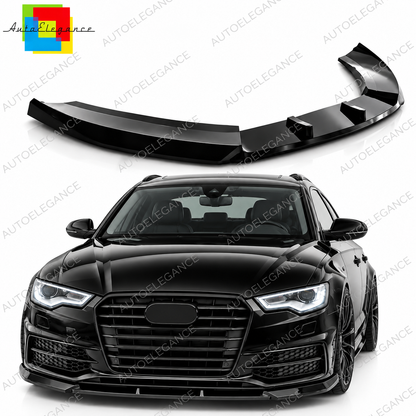 👉ART.11155 Splitter Audi A6 S C7 11+ nero lucido SOLO PER PARAURTI S6 S-Line👈
