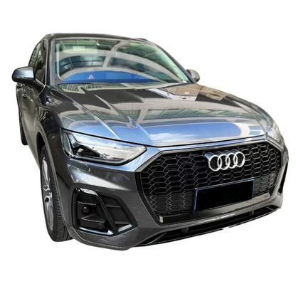 💫ART.4204 Griglia adatto per Audi Q5 2021+ Look RSQ5 Completamente Nero💫