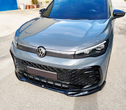 💕ART.9555 SPLITTER Volkswagen Tiguan Mk3 R-Line NERO  LUCIDO💕
