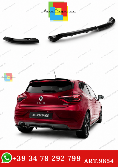 🔥ART.9854 SPLITTER POSTERIORE CON BARRE VERTICALI) RENAULT CLIO R.S. LINE Mk5🔥