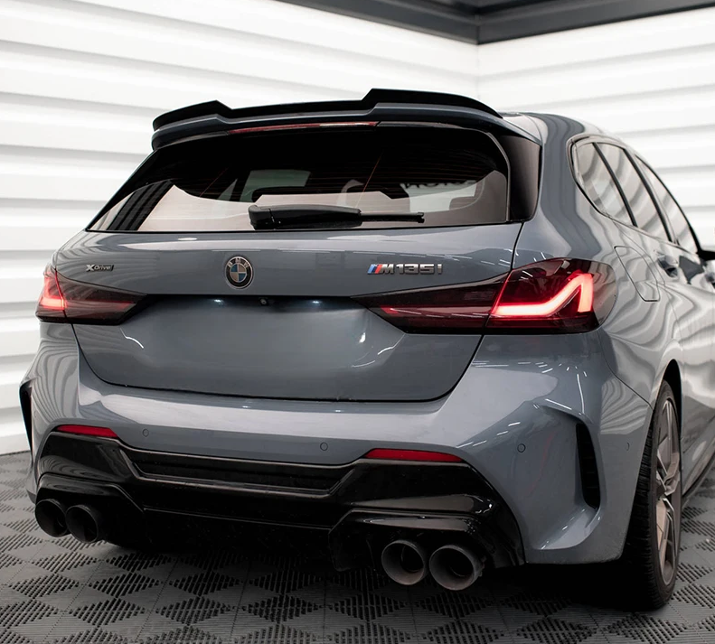 💕ART.8724 SPOILER BMW F40 M135i / 128ti / M-Pack F40 2019-2024 NERO  LUCIDO💕