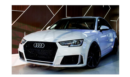 ART.1968  PARAURTI ANTERIORE AUDI A4 B9 2016-2019 LOOK RS4 TUNING