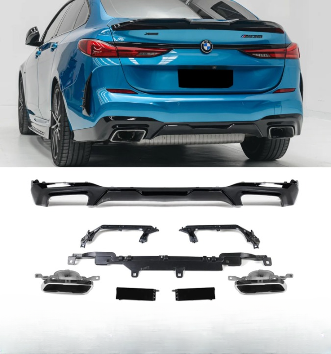 💕DIFFUSORI BMW SERIE 2 F44 M-SPORT NERO  LUCIDO 2020+💕