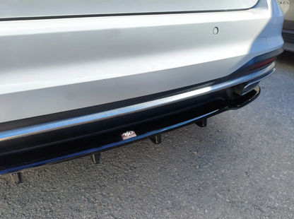 💕ART.9551 Splitter posteriore Audi A4 B9 Facelift Avant NERO  LUCIDO 💕