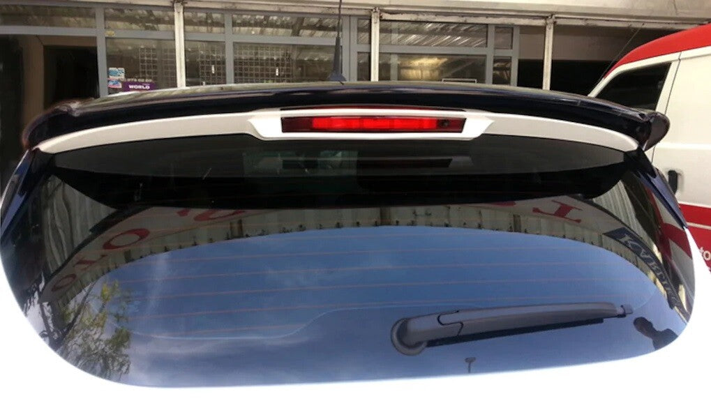 💕ART. 0652 SPOILER RENAULT CLIO 4 IV 2012-2019 LOOK SPORT NERO LUCIDO💕
