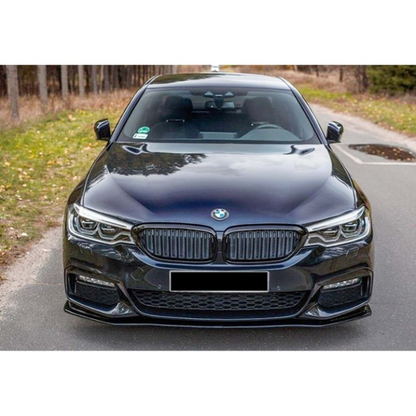 💕ART. 0321 SPLITTER BMW SERIE 5 G30 G31 2017-2020 MSPORT NERO LUCIDO💕