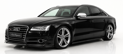 💕 Sotto minigonne  adatto per   Audi S8 D4   nero lucido 💕