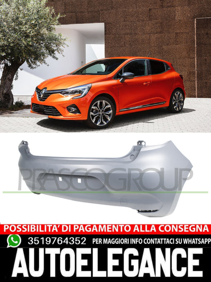 Paraurti Prasco Posteriore CON PRIMER TRACCE PDC per RENAULT CLIO 850226333R