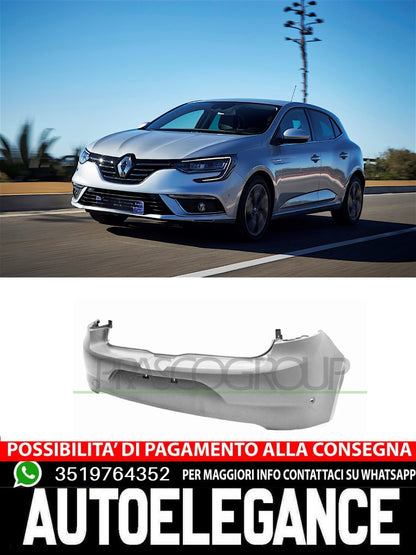 Paraurti Prasco Posteriore CON PRIMER FORI PDC Per Renault Megane Bdy 850221403R