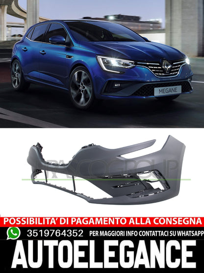 Paraurti Prasco Anteriore CON PRIMER TRACCE PDC per RENAULT MEGANE 601984810R